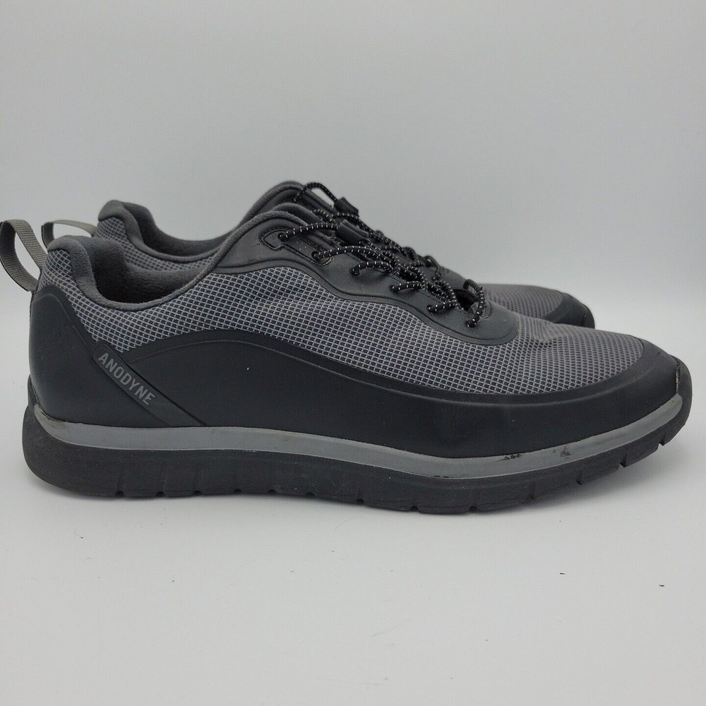 Anodyne Mens Trail Walker Gray Hiking Shoes Size 13 M016-10-M-130